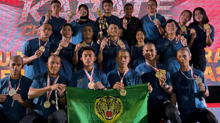 Kodam III/Siliwangi Sabet Juara Umum di Kejurnas Karate Piala Presiden 2026