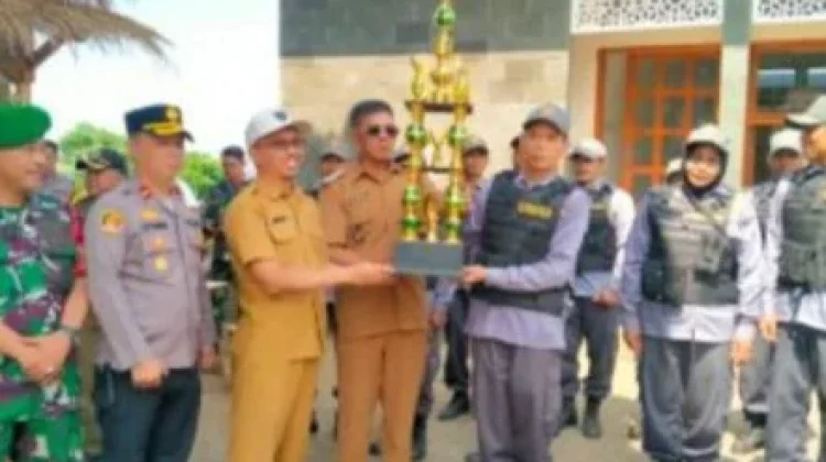 Ratusan Linmas Adu Kekompakan di Lomba PBB Sambut HUT Bhayangkara ke-80