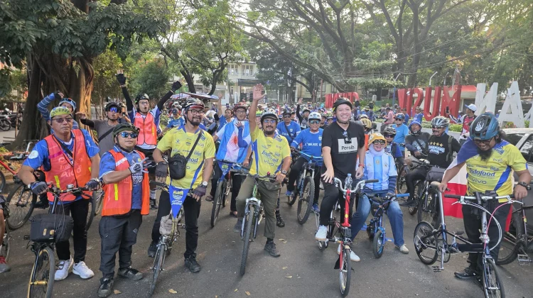 Persib Awali Positive Movement lewat Gowes Bersama B2W