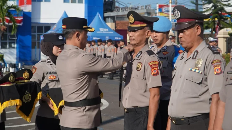 Personel Polres Tasikmalaya Naik Pangkat, Kapolres: Tingkatkan Etika dan Kinerja
