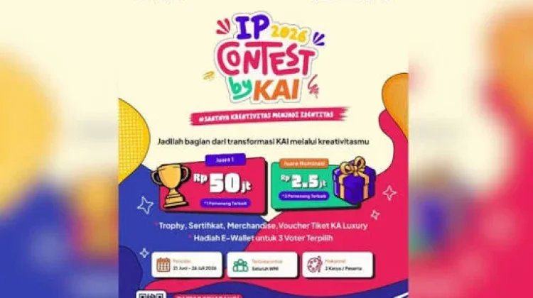 Hadiah 50 Juta untuk Karya Kreatif Identitas Baru KAI