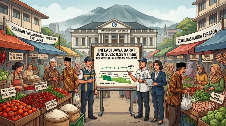 Inflasi di Jabar Terkendali, meski Depok Tertinggi