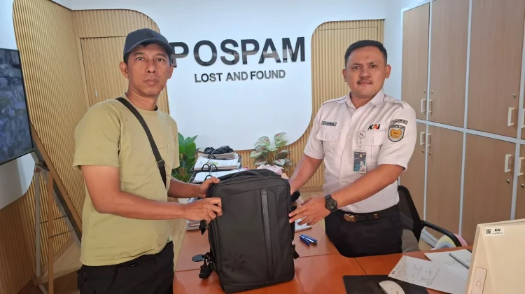 Barang Bawaan Tertinggal di Kereta Api Bernilai Hampir 900 Juta