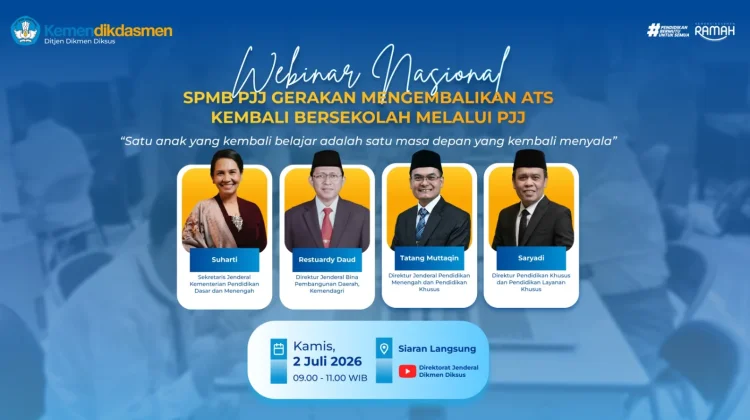 SPMB PJJ 2026 Jadi Penggerak Nasional Kembalikan Jutaan Anak ke Pendidikan