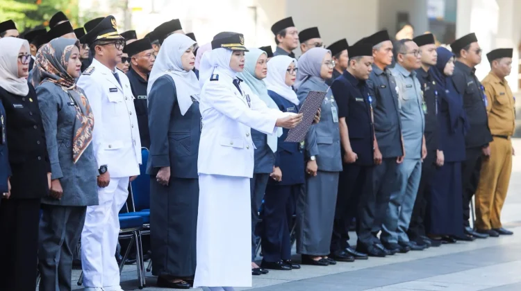 Lantik 105 ASN,Farhan Tekankan Integritas dan Loyalitas Wujudkan Bandung Utama