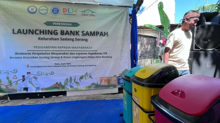 Bank Sampah Resmi Dibuka di Sadang Serang, Kolaborasi SAPPK ITB dan DLH Kota Bandung