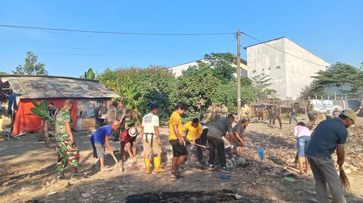 Dandim 0605/Subang, Korve Bersih Sampah Wujud Implementasi Perintah KSAD