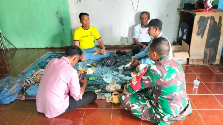 Kebersamaan TNI-Rakyat di Anggasari Pamanukan Subang, Kunci Kemanan Lingkungan