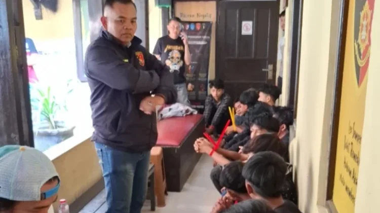 Belasan Orang Diciduk Polisi usai Rampas Motor di Bojongsoang