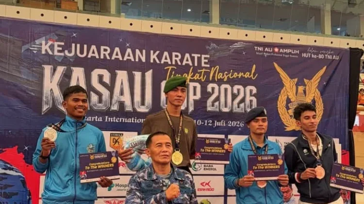 Kodam III/Siliwangi Borong 24 Medali, Juara Umum II Karate KASAU Cup 2026