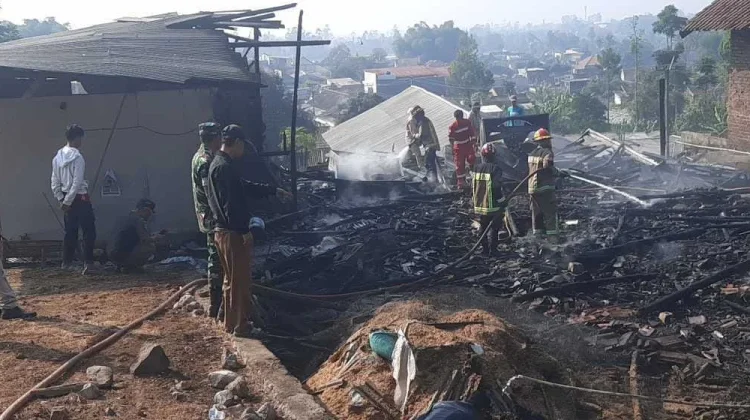 Ribuan Ekor Ayam Siap Panen di Samarang Garut Ludes Terbakar