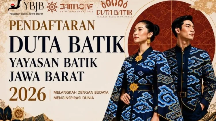 Duta Batik Yayasan Batik Jawa Barat 2026 Segera Dimulai,Catat Persyaratannya