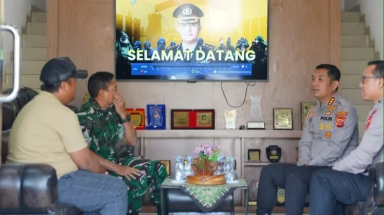 Kapolresta Bandung Jalin Silaturahmi dengan Batalyon Zipur 3 Pangalengan