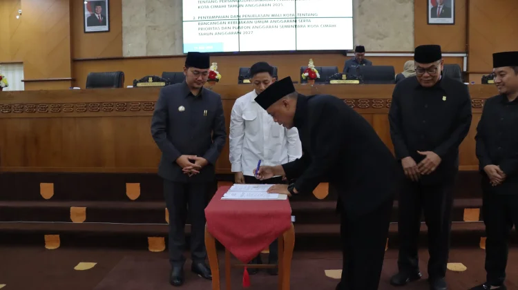 KUA-PPAS 2027 di Rapat Paripurna DPRD Cimahi, Jadi Kompas Arah Pembangunan