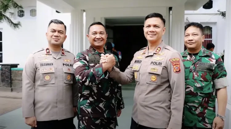 Polres Cimahi dan Kodim 0609 Perkuat Sinergi TNI-Polri Jaga Harkamtibmas