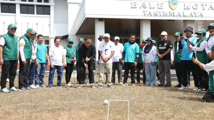 Wawalikota Tasikmalaya Optimis Olahraga Gateball Berkembang di Tasikmalaya