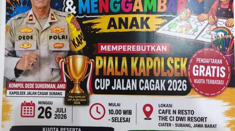 HUT Bhayangkara, Polsek Jalancagak Gelar Lomba Menggambar dan Mewarnai