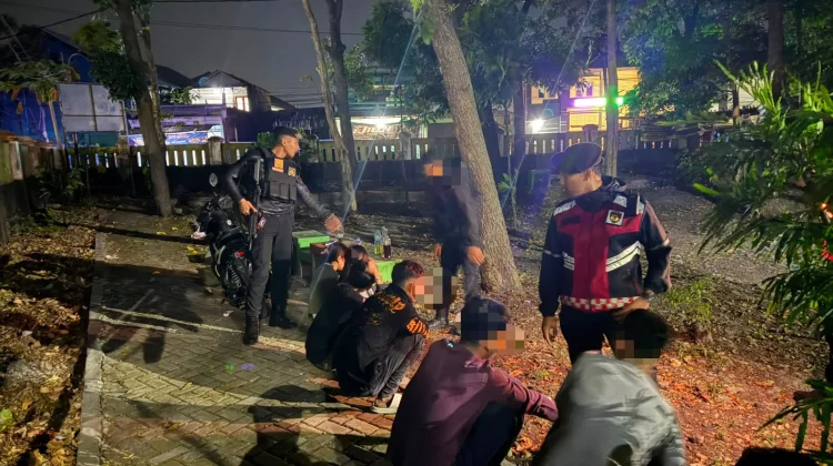 Antisipasi Kamtibmas saat Nobar Pildun, Polisi di Garut Ciduk 9 Pemuda Mabuk