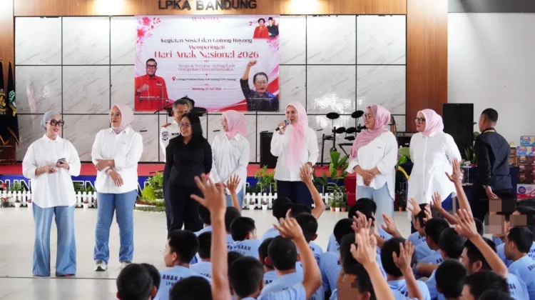 Hari Anak Nasional, Wanoja PDI Perjuangan Jabar Berbagi Kasih