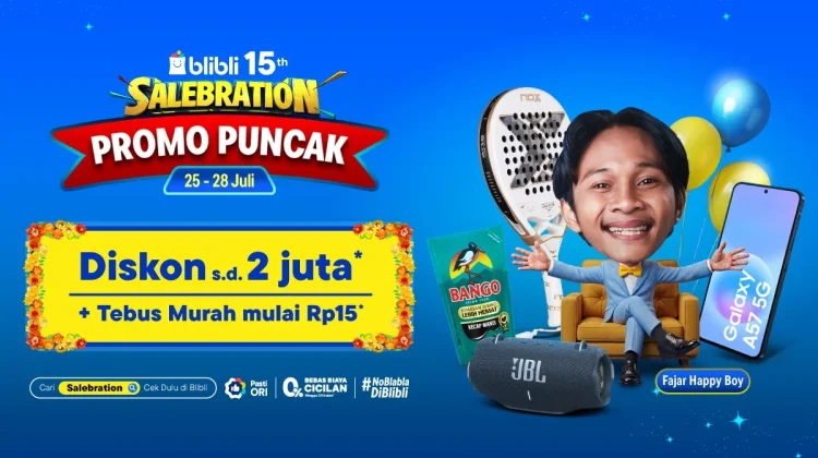 Puncak Salebration 15 Tahun Blibli: Opsi Belanja Hemat Pengujung Juli 2026