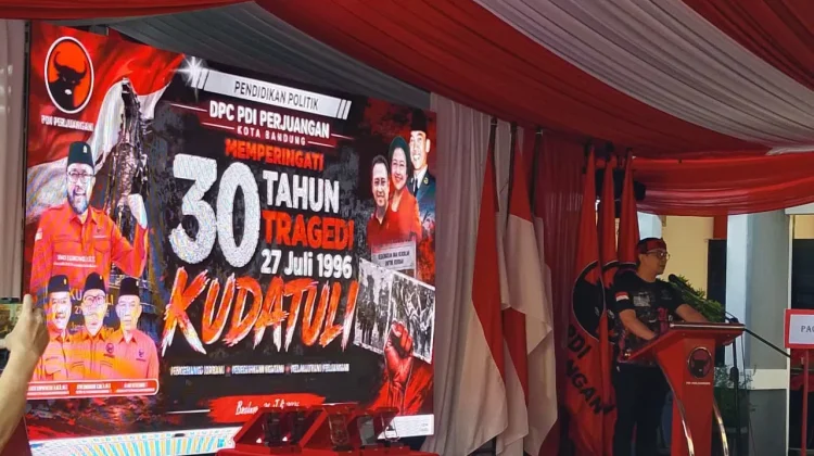 30 Tahun Kudatuli: Refleksi PDIP Kota Bandung Merawat Demokrasi untuk Masa Depan