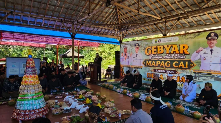 Mapag Cai Jadi Momentum Pelestarian Budaya, Danramil Rajagaluh Turut Hadir