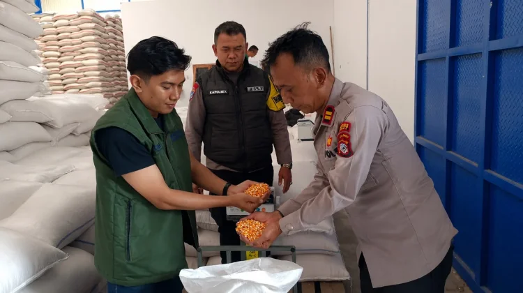 Polisi di Garut Ikut Andil Bantu Petani Jual Hasil Panen Jagung