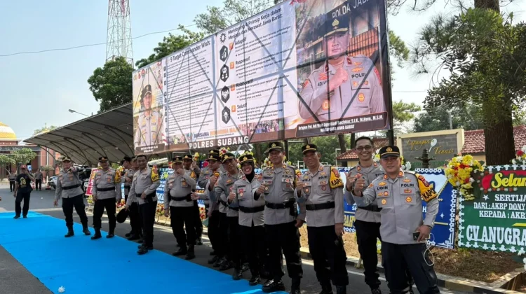 AKBP Andi Purwanto Resmi Pimpin Polres Subang, Gantikan AKBP Dony Eko Wicaksono