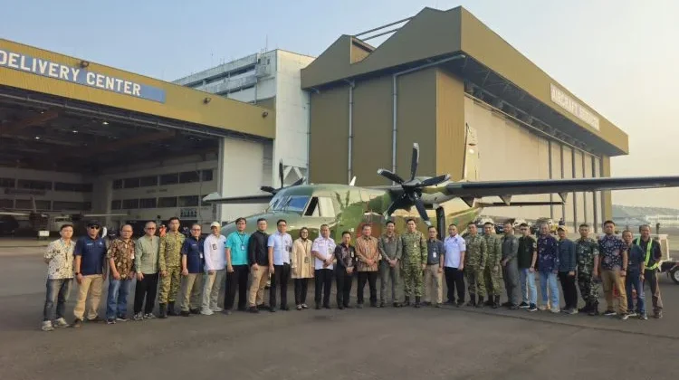 PT Dirgantara Indonesia Kirim Pesawat NC212i,  Perkuat Operasional TNI AU
