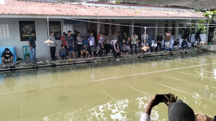 Mancing Bersama Polres Cianjur dan Insan Pers Sambut HUT RI
