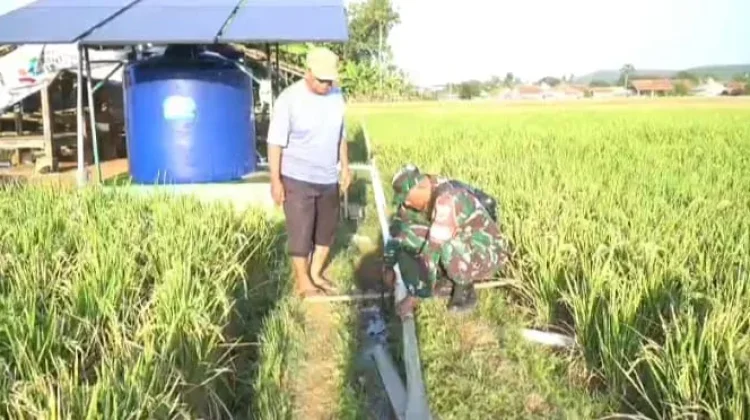 Dukung Swasembada Pangan dan Antisipasi Kemarau, Kodim Subang Bagun 4 Sunur Bor