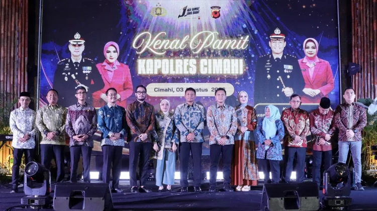 Pisah Sambut Kapolres Cimahi, AKBP Faruk Rozi Siap Lanjutkan Pelayanan Masyarakat