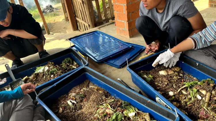 Sinergi IPB University dan Desa Pulosari Perkuat Pengelolaan Sampah Organik