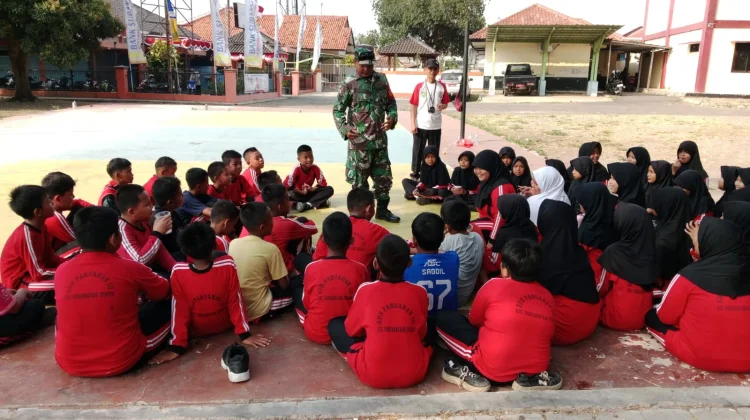Cegah Aksi Bullying, Babinsa Pabuaran Beri Edukasi Siswa SDN 3 Pabuaran