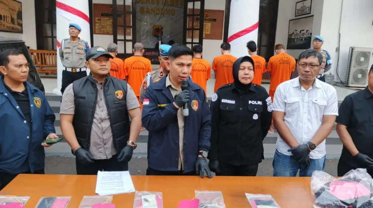 Polisi Ungkap Lima Kasus Curanmor di Berbagai Wilayah Bandung
