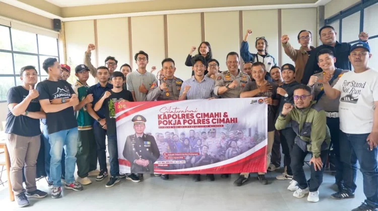 Kapolres Cimahi AKBP Faruk Perkuat Sinergi dengan Media Cimahi dan Bandung Barat