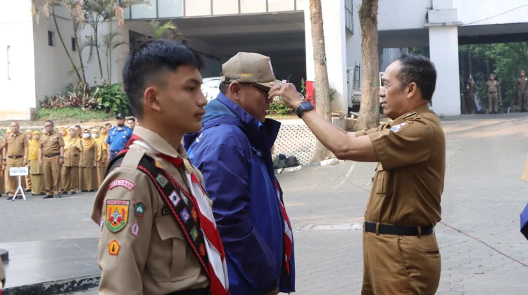 Wali Kota Cimahi Lepas 42 Kontingen Pramuka ke Jambore Nasional