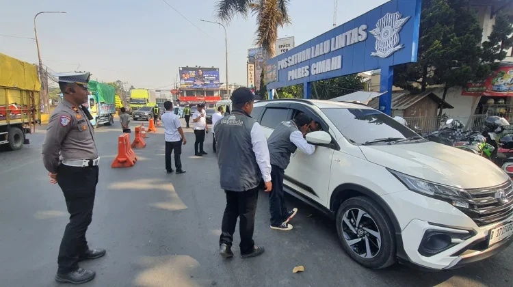 Satlantas Polres Cimahi Temukan Banyak Kendaraan Rental Gunakan Fotokopi STNK