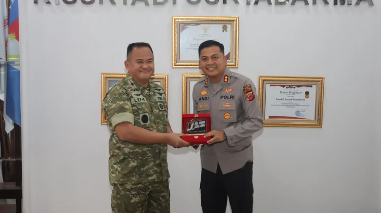 Kapolres Subang Temui Danlanud Suryadarma, Bahas Sinergi Jaga Kamtibmas