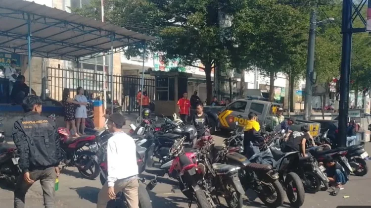 Puluhan Kendaraan Roda Dua Terjaring Operasi Knalpot Brong