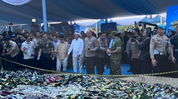 Jutaan Obat Terlarang dan Miras Dihancurkan, Polda Jabar Tangkap 1.245 Tersangka