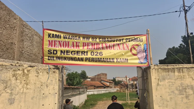 Warga Cibaduyut Kidul Tolak Rencana Pembangunan SDN 026, Khawatir Ganggu Kenyaman