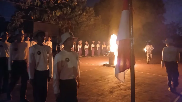 Api Unggun Persami KKRI Kodim 0605/Subang, Pererat Kebersamaan Pelajar Subang