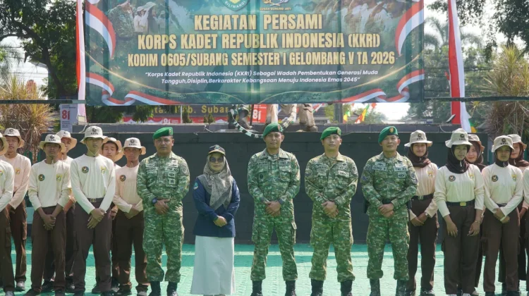 Tekankan Karakter, Persami KKRI Kodim 0605/Subang Resmi Ditutup