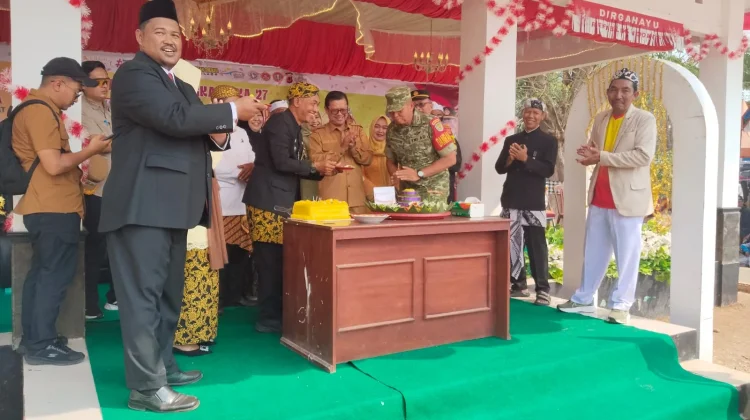 Danramil dan Wabup Subang Kompak di Hari Jadi Cikaum Ke-27