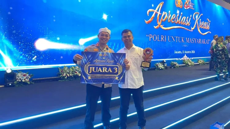 Polres Tasikmalaya Kota Juara 3 Kampung Bebas Narkoba Tingkat Mabes Polri