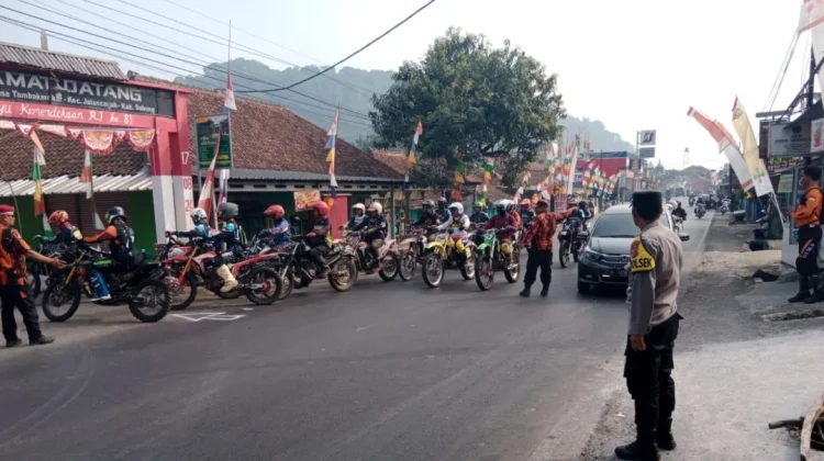 Adventure Trail Digelar, Polsek Jalancagak Pastikan Kondusif