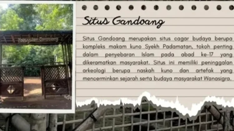 Situs Gandoang Ciamis, Jejak Seni Tradisi Keramat