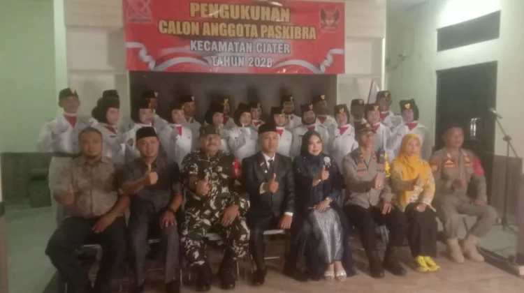 Paskibra Kecamatan Ciater, Siap Bertugas Pengibaran Bendara Merah Putih