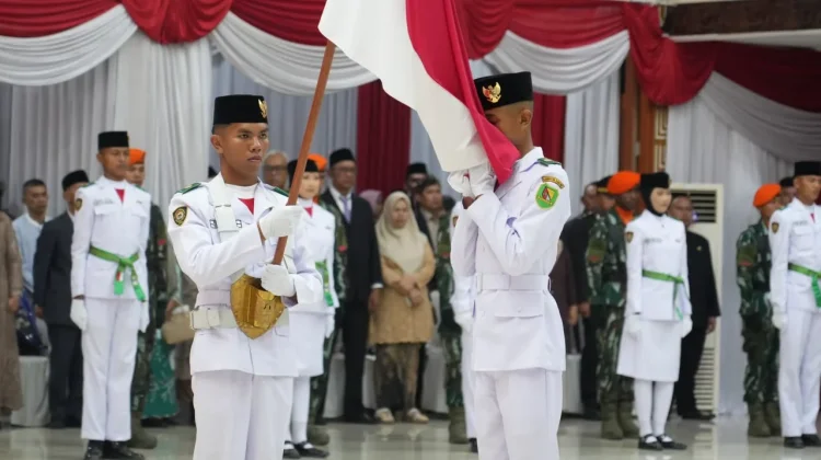 HUT-RI, Puluhan Paskibraka Kabupaten Bandung Siap Tunjukkan Dedikasi